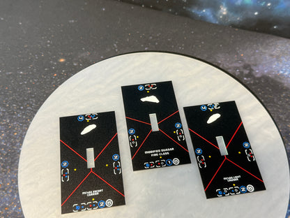 Nexus Acrylic Armada Ship Tokens