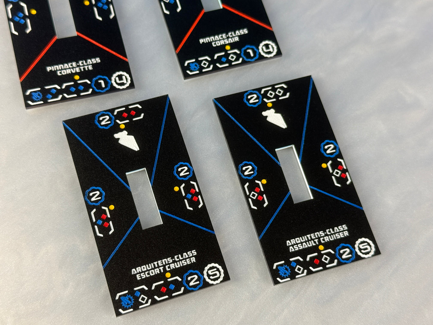 Armada Legacy Acrylic Ship Tokens