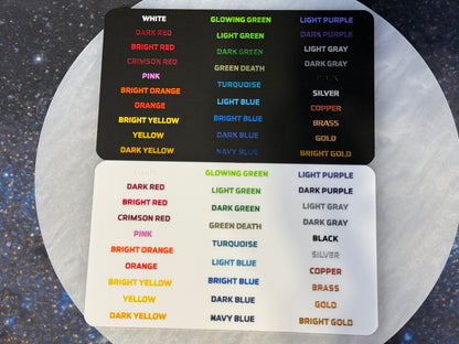 Acrylic Command Dial Insert