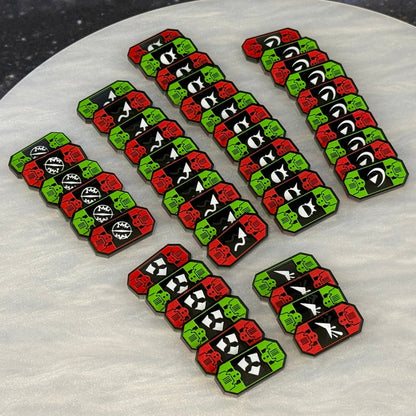 Defense Tokens with Generic Side Design