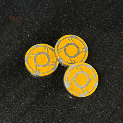 Wheel Tokens - set of 3