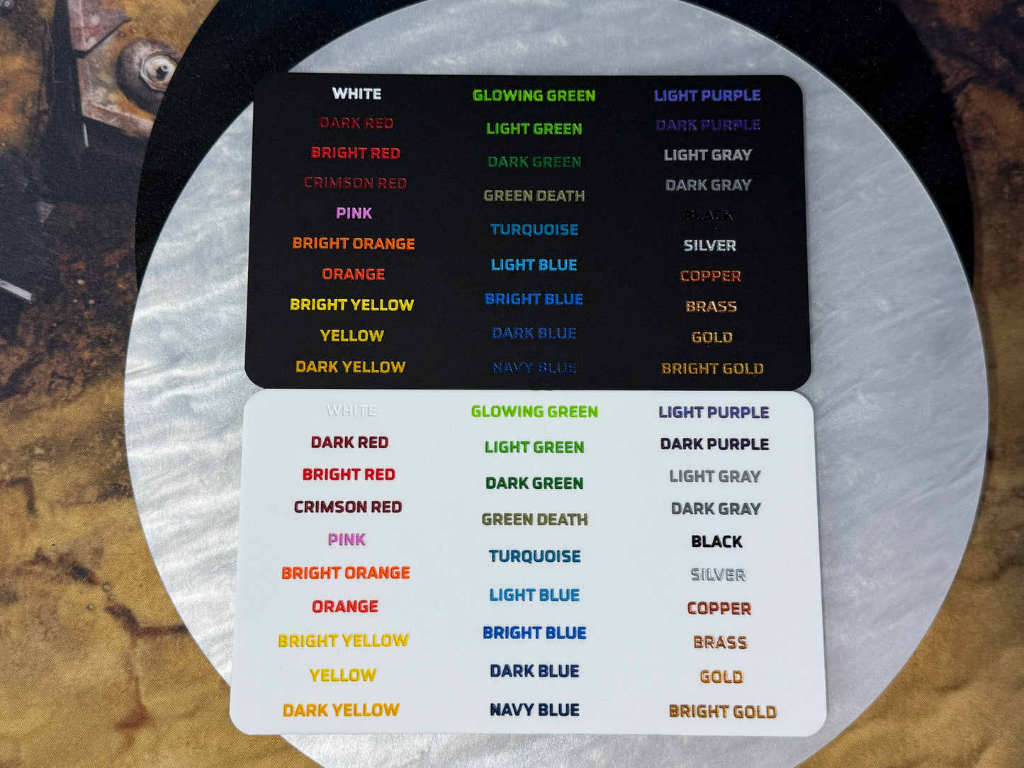 Custom Battle Shock tokens