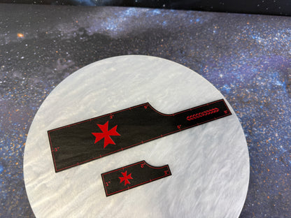 Combat Gauge Set, Movement Gauge Set, Measurement Tool with Faction Designs