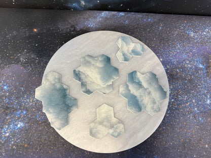 Premium thin Printed double-sided Acrylic Cloud Set