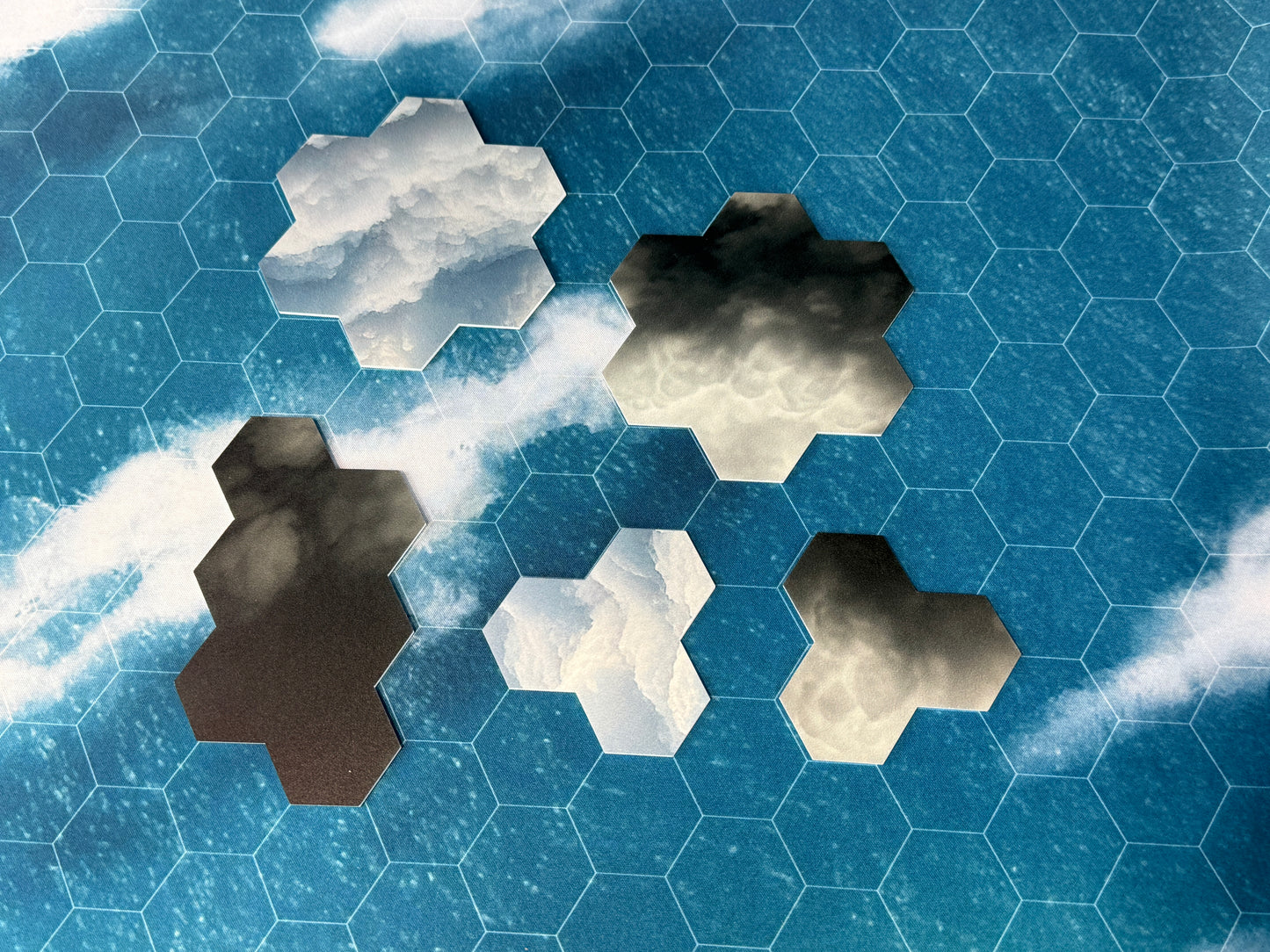 Premium thin Printed double-sided Acrylic Cloud Set