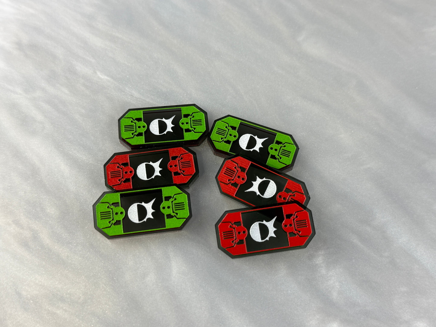 Defense Tokens with Generic Side Design