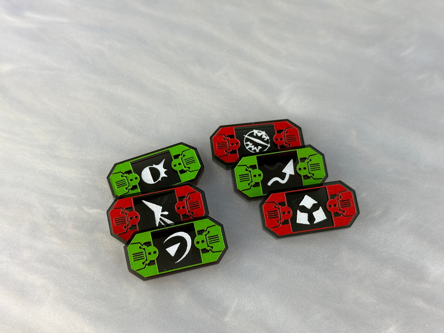 Defense Tokens with Generic Side Design