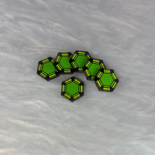 Dodge Tokens - set of 6