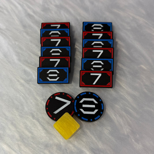 Round & Score Tracking Tokens Set