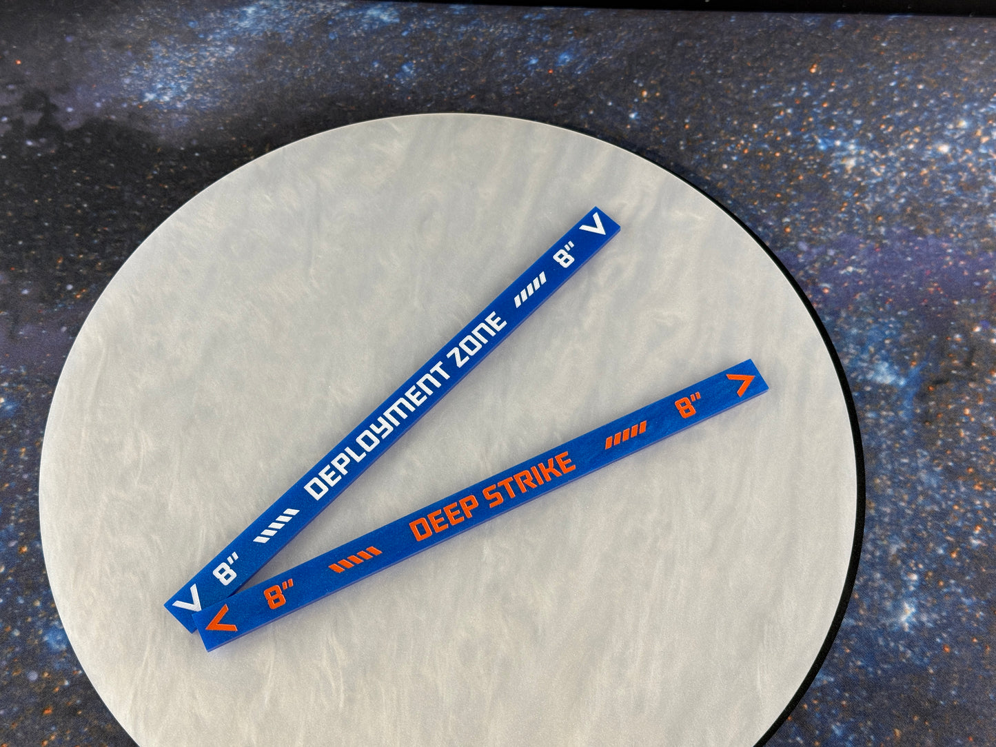 8 inch Deep Strike Ruler - double-sided