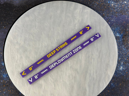 8 inch Deep Strike Ruler - double-sided