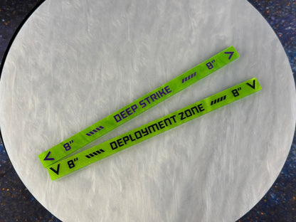 8 inch Deep Strike Ruler - double-sided