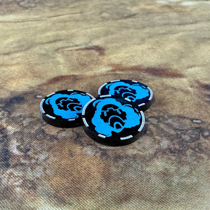 Smoke Tokens - set of 3