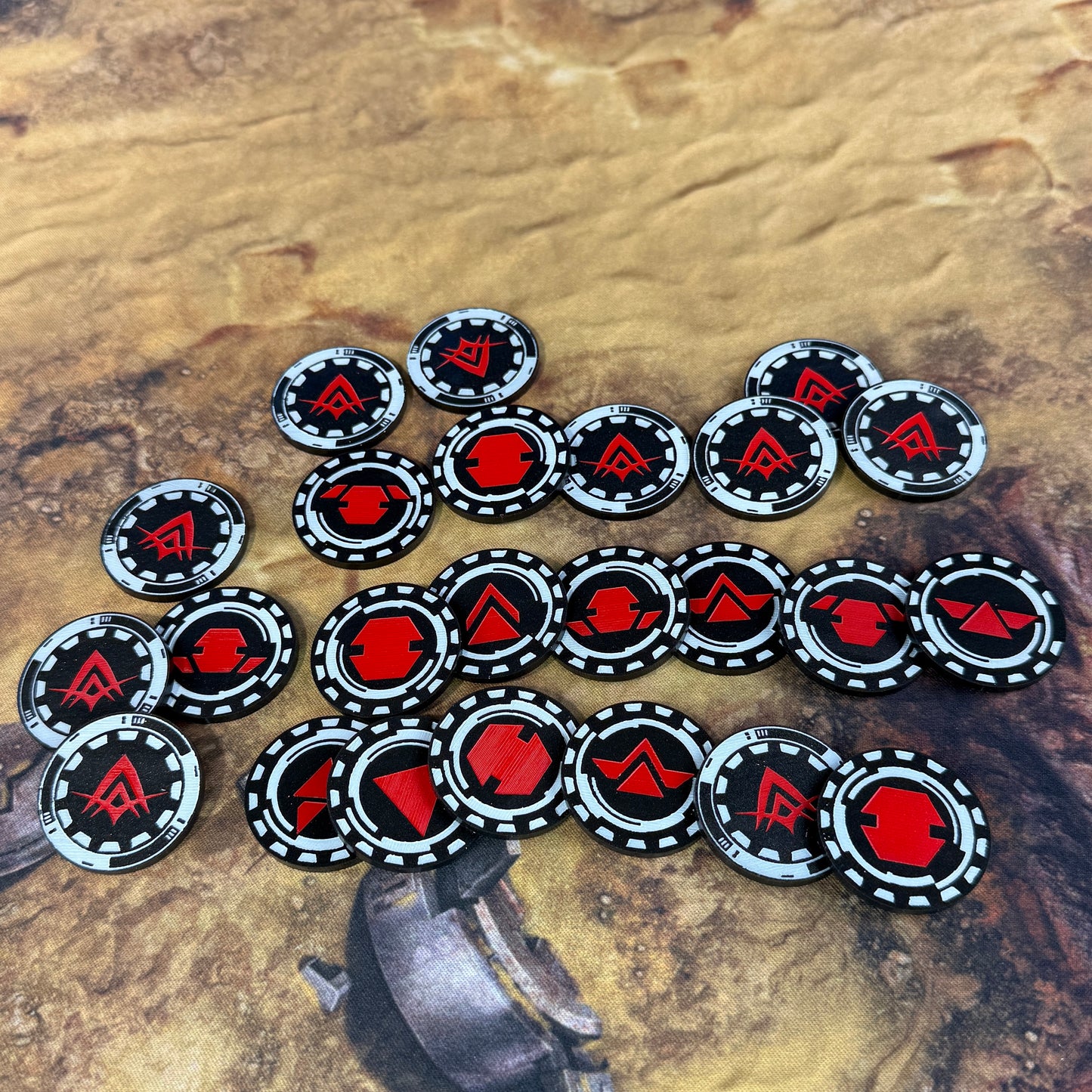 Order Tokens - CUSTOM set of 24