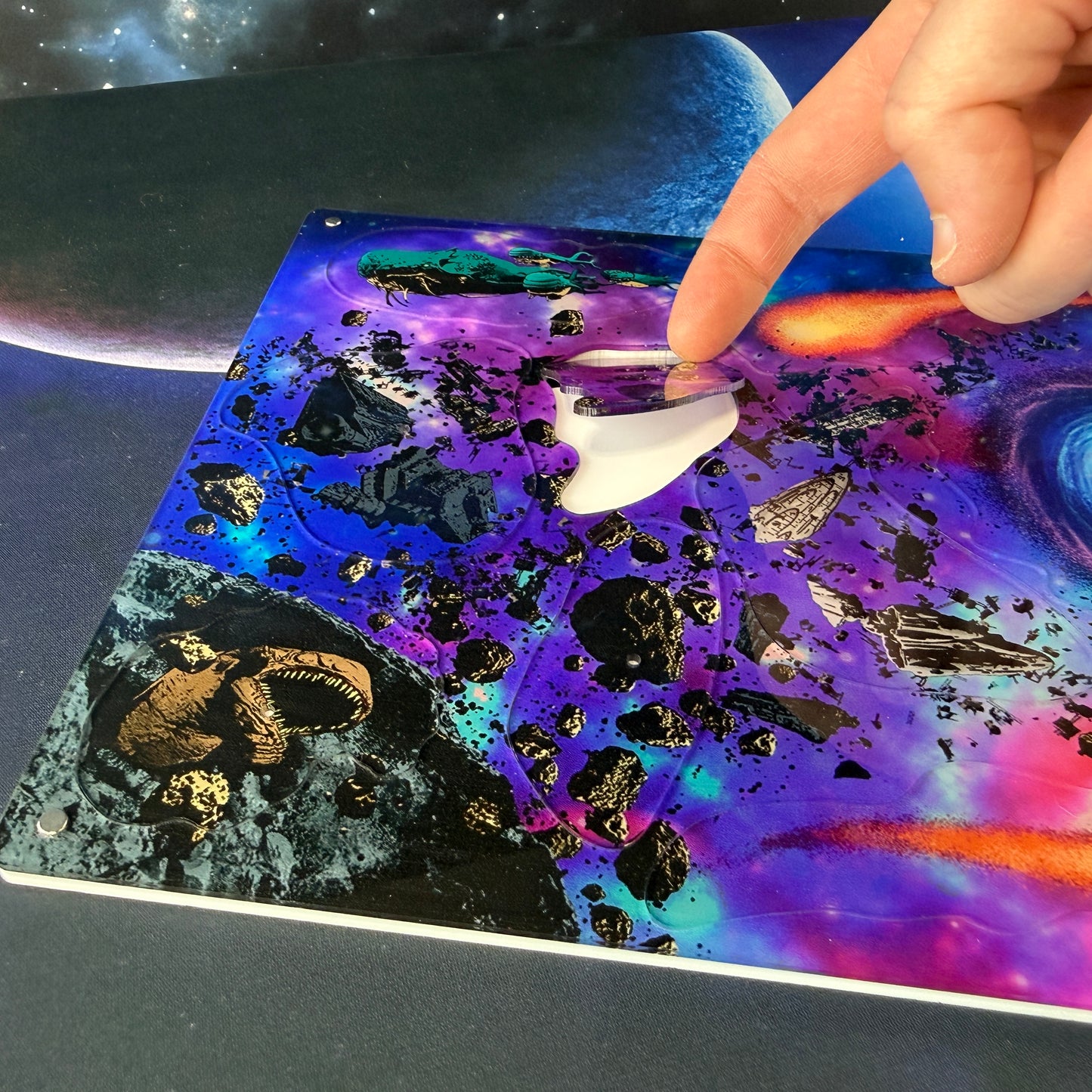 Premium Custom Designed Obstacle mural with Tray