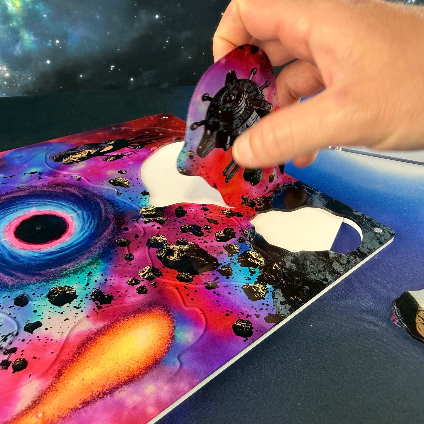 Premium Custom Designed Obstacle mural with Tray