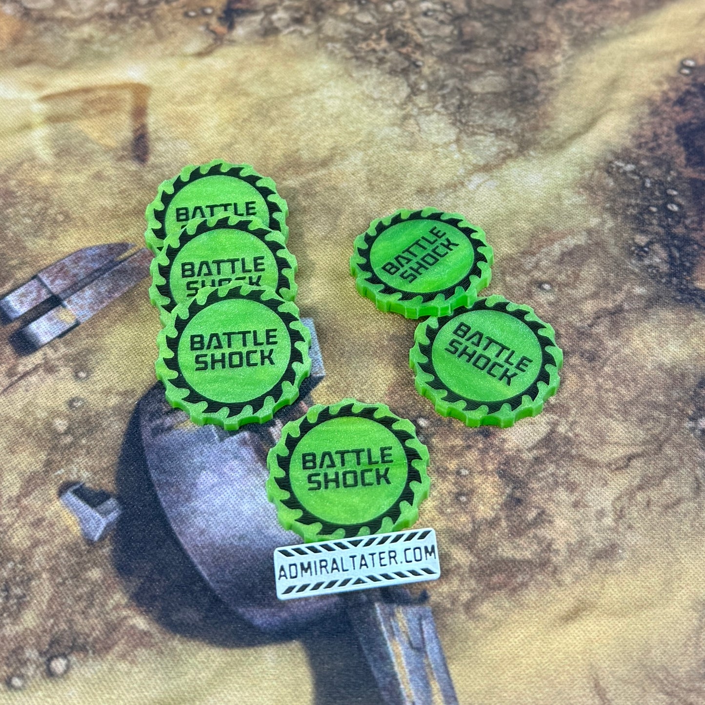 Custom Battle Shock tokens