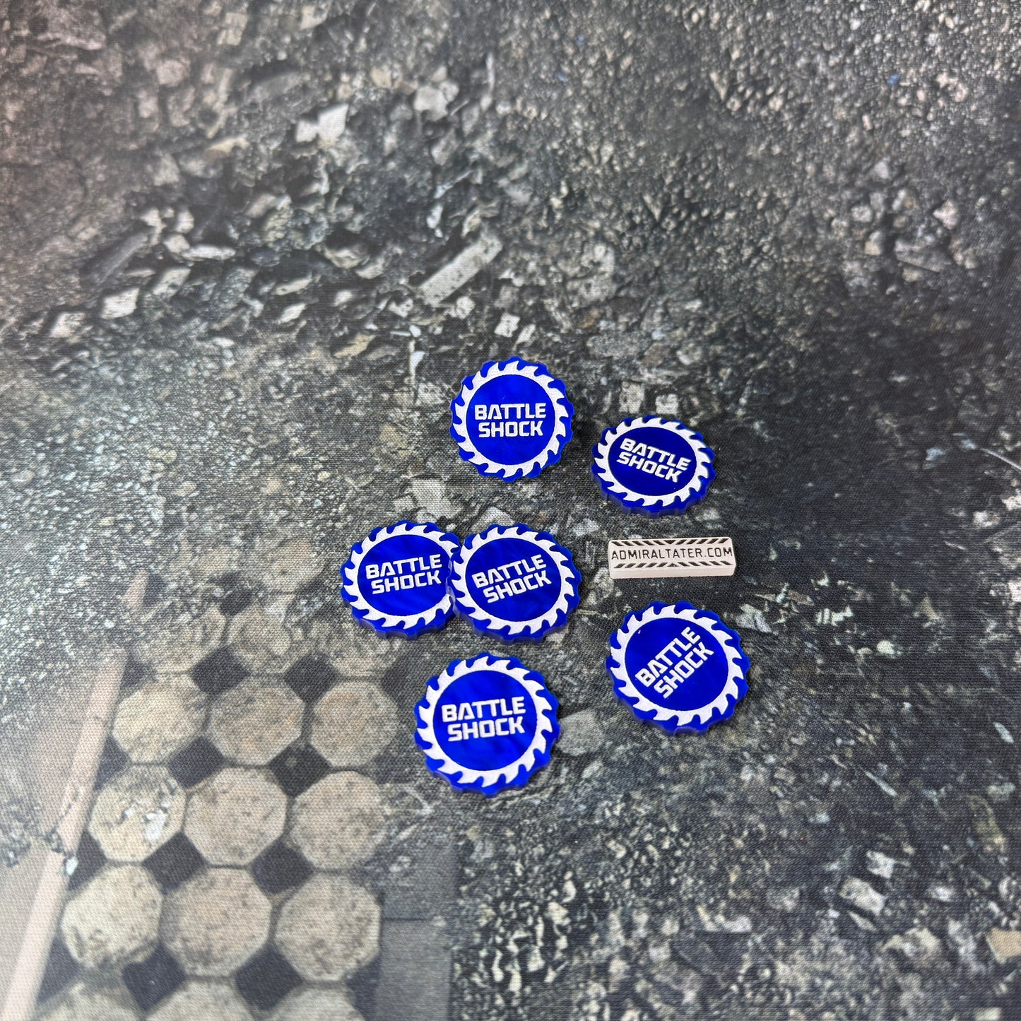 Custom Battle Shock tokens