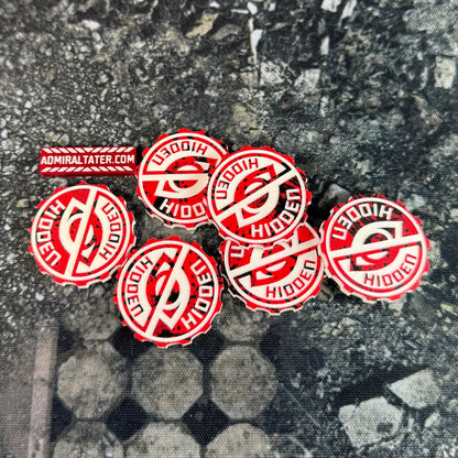 11th Edition Hidden 28mm acrylic tokens - Set of 6