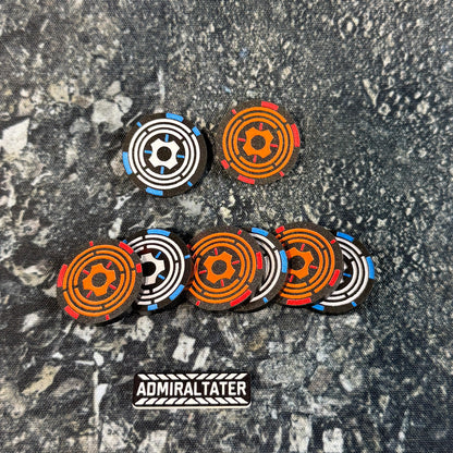 Asset / Advantage Tokens - set of 8