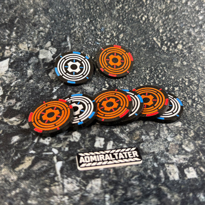 Asset / Advantage Tokens - set of 8