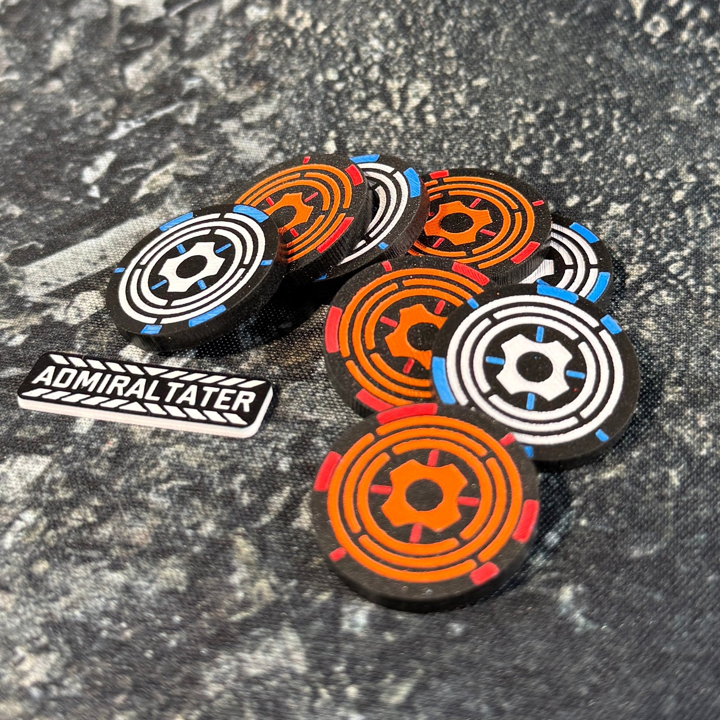 Asset / Advantage Tokens - set of 8