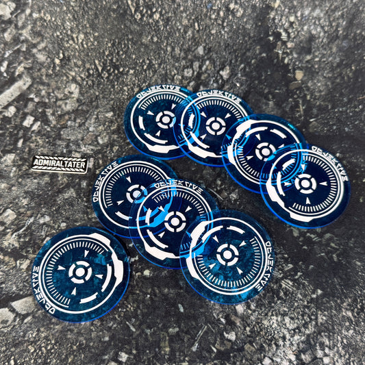 POI (Point of Interest Objective) Tokens - set of 8 Compatible with Star Wars Legion