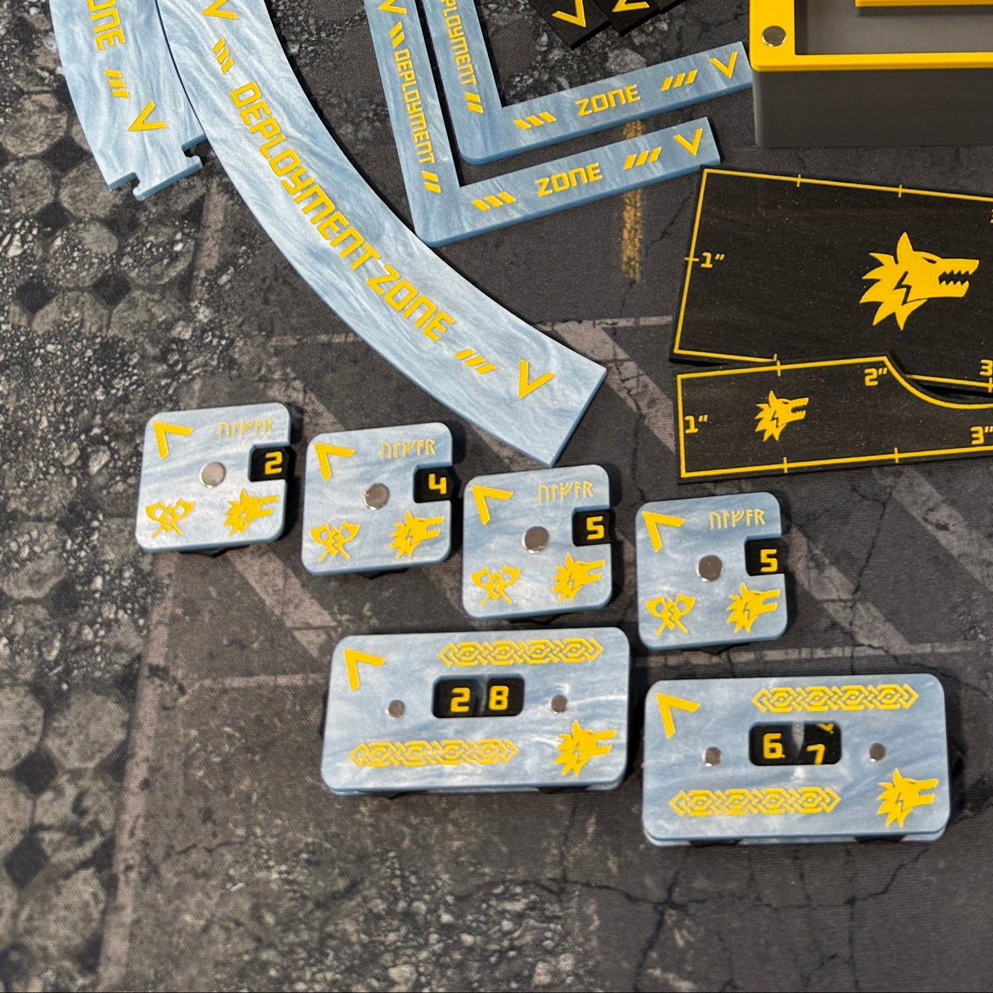 Dice Slot Trays or Wound Trackers for the Warchest by Admiral Tater