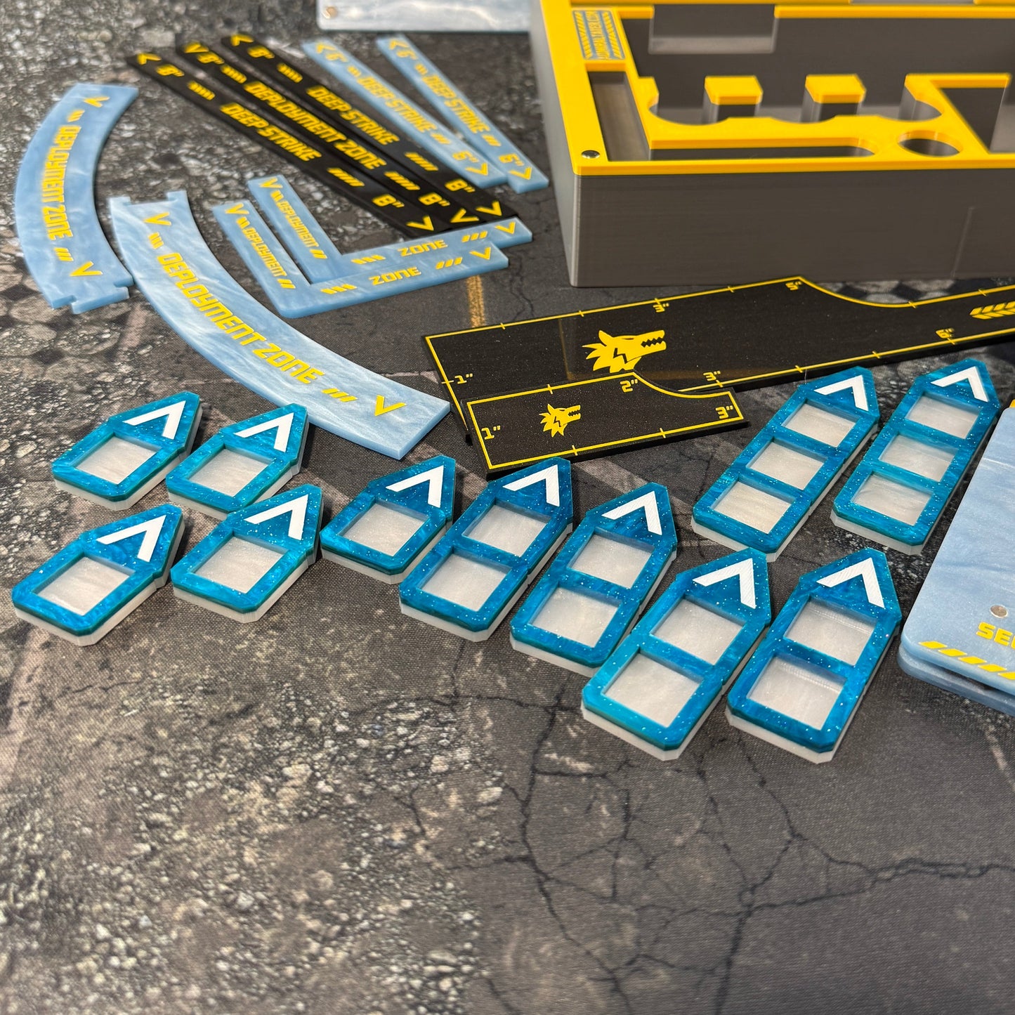 Dice Slot Trays or Wound Trackers for the Warchest by Admiral Tater