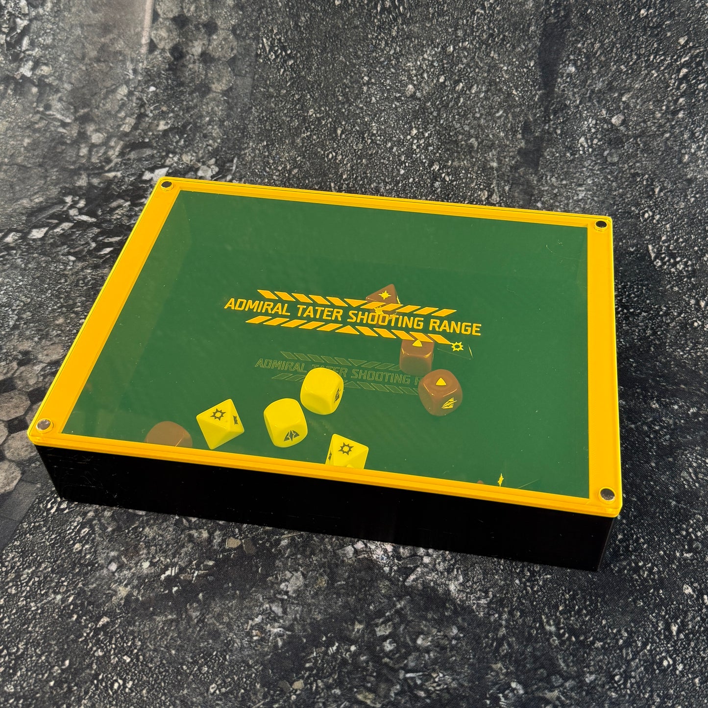 Tater Shooting Range Dice Tray and Card Storage