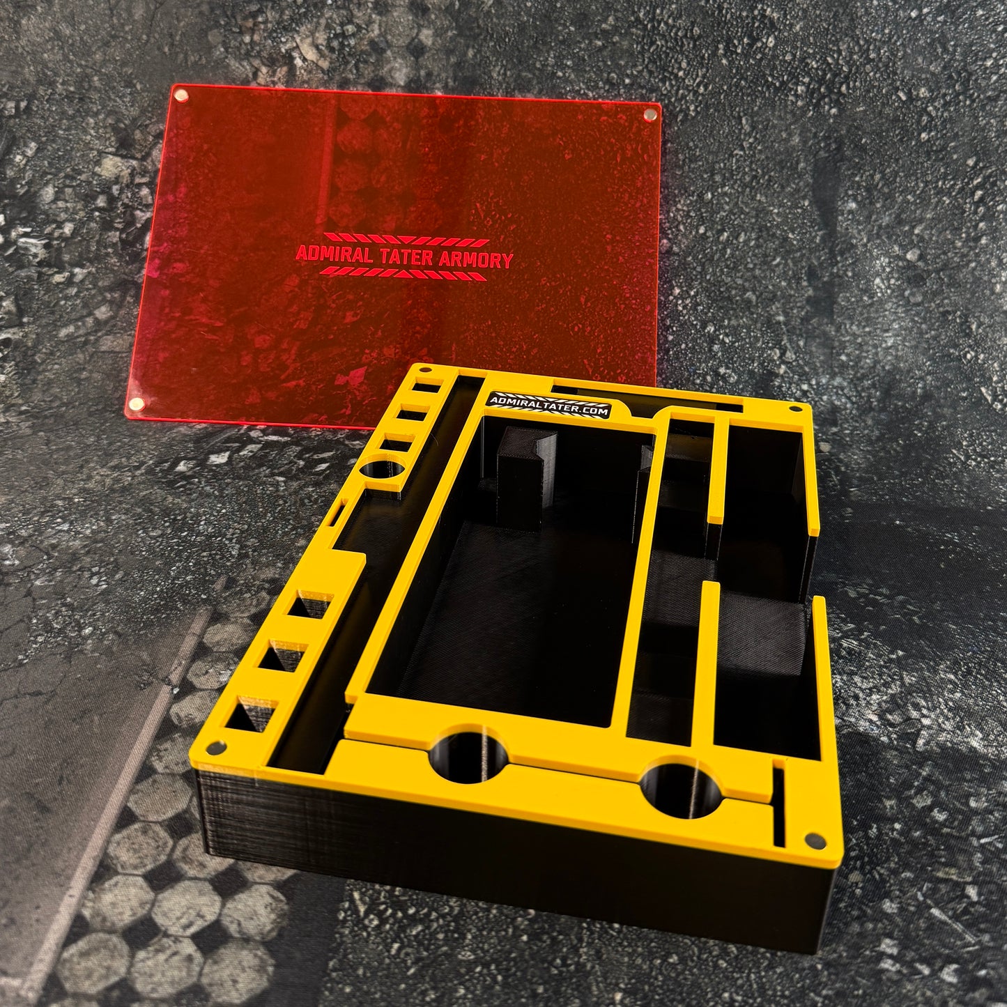 Tater Armory for tool and dice storage