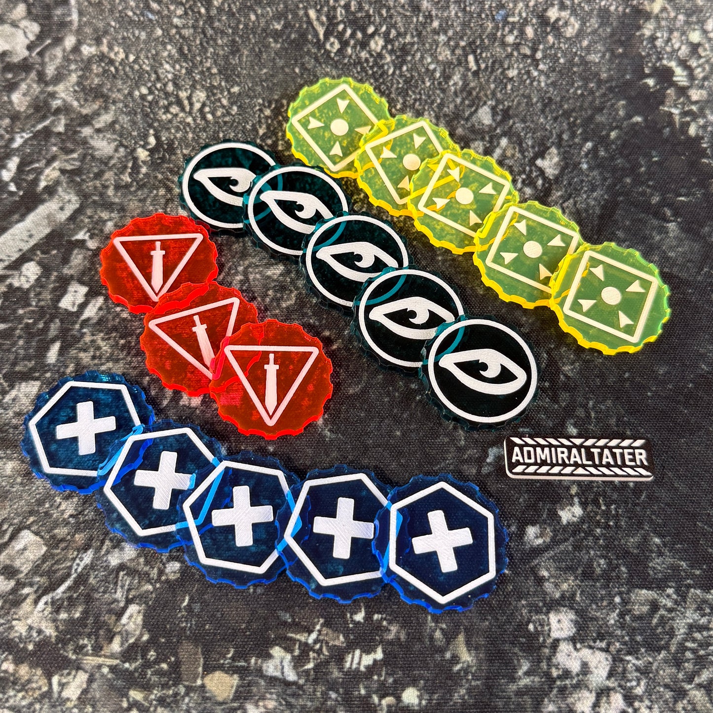 11th Edition Operation Markers for Force Disposition for Sci-Fi Tabletop
