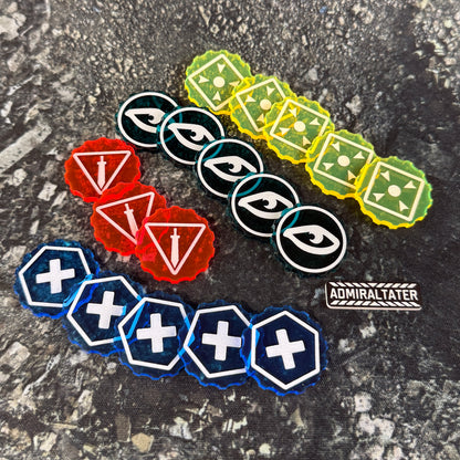 11th Edition Operation Markers for Force Disposition for Sci-Fi Tabletop