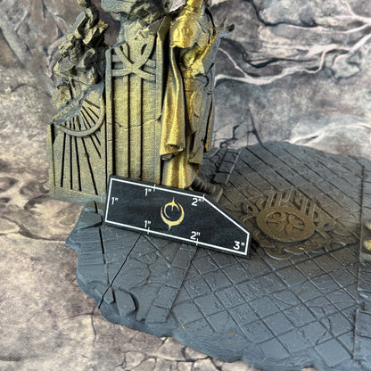 Officially Licensed Malediction Rulers | double-sided acrylic rulers 10" and 3"