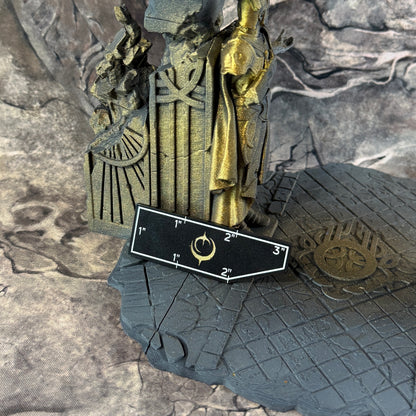 Officially Licensed Malediction Rulers | double-sided acrylic rulers 10" and 3"