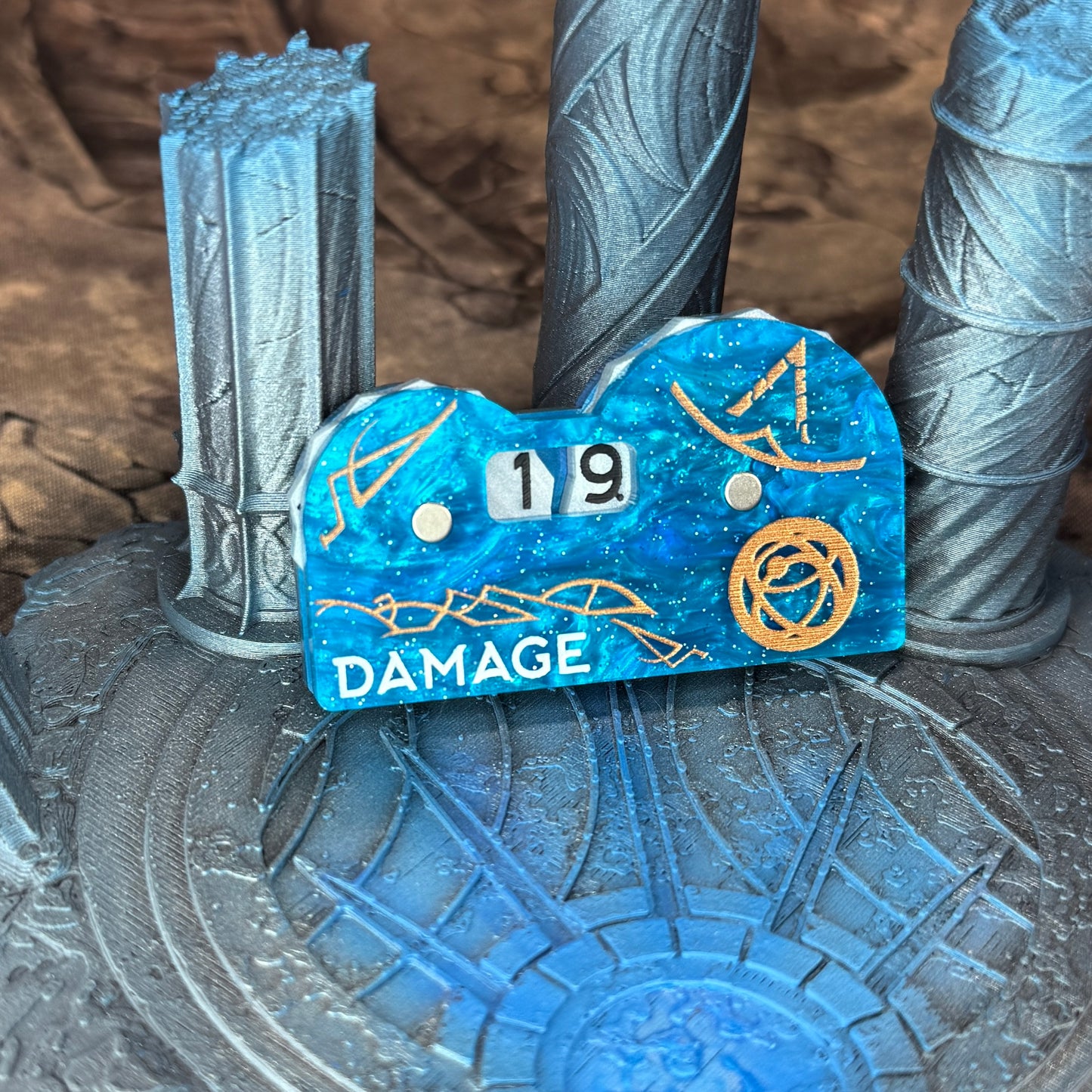 Officially Licensed Malediction Damage Counter | Faction-specific Damage Counter 0-49