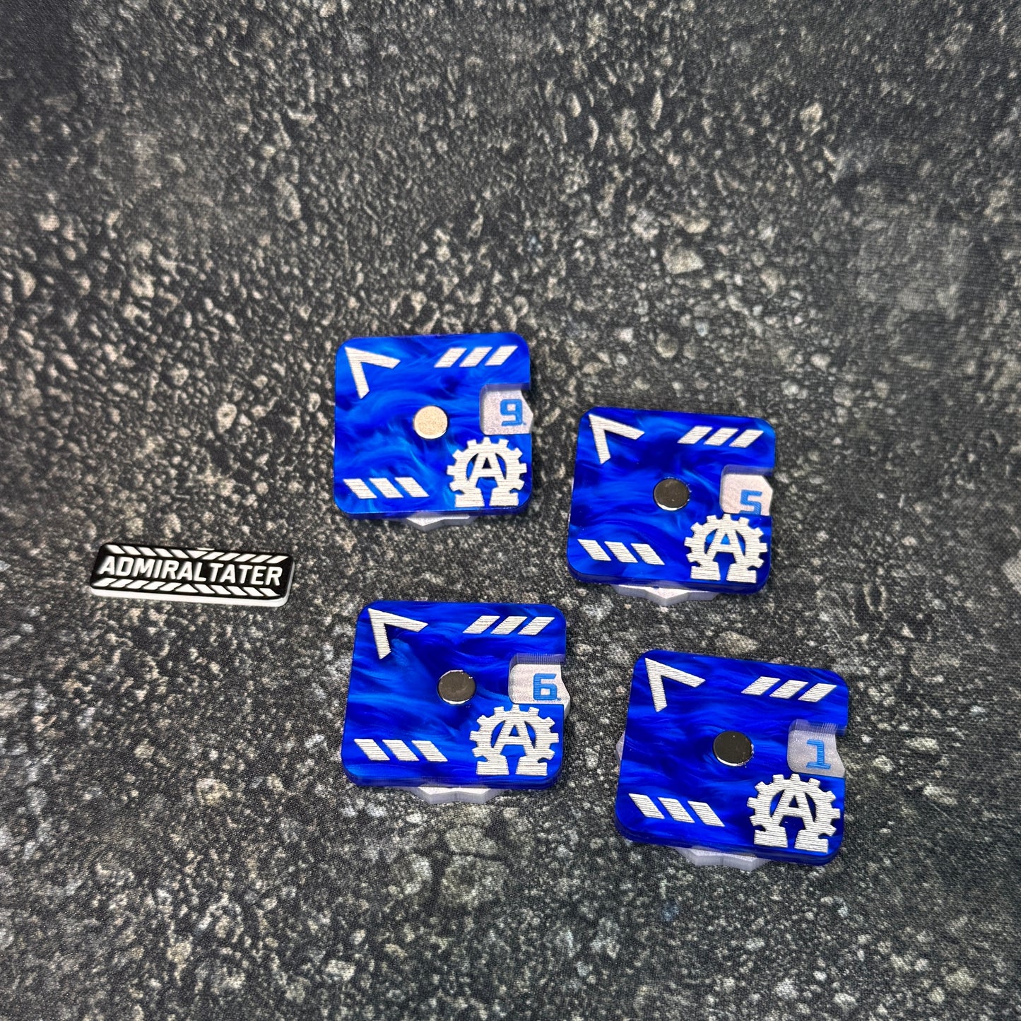 Dice Slot Trays or Wound Trackers for the Warchest by Admiral Tater