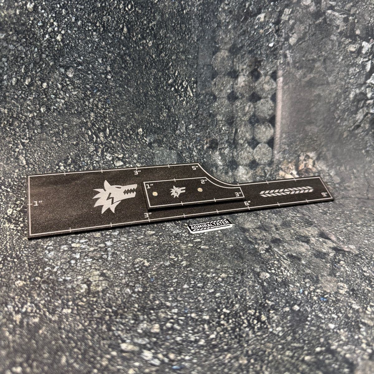 Magnetic Combat Gauge Set, Movement Gauge Set, Measurement Tool with Faction Designs