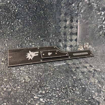 Magnetic Combat Gauge Set, Movement Gauge Set, Measurement Tool with Faction Designs