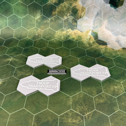 Invasion Troop Transport Ship Tokens