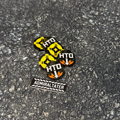 Standby and Hit the Dirt Tokens - set of 6 - Compatible with Star Wars Legion