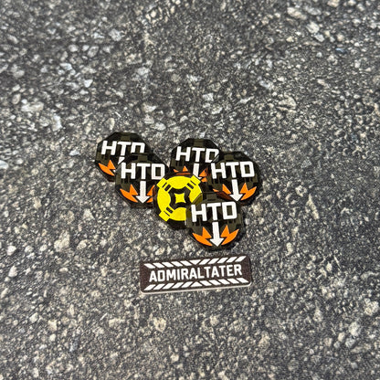 Standby and Hit the Dirt Tokens - set of 6 - Compatible with Star Wars Legion
