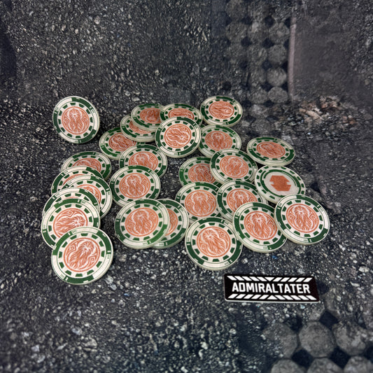 Order Tokens - CUSTOM set of 28 - compatible with Star Wars Legion