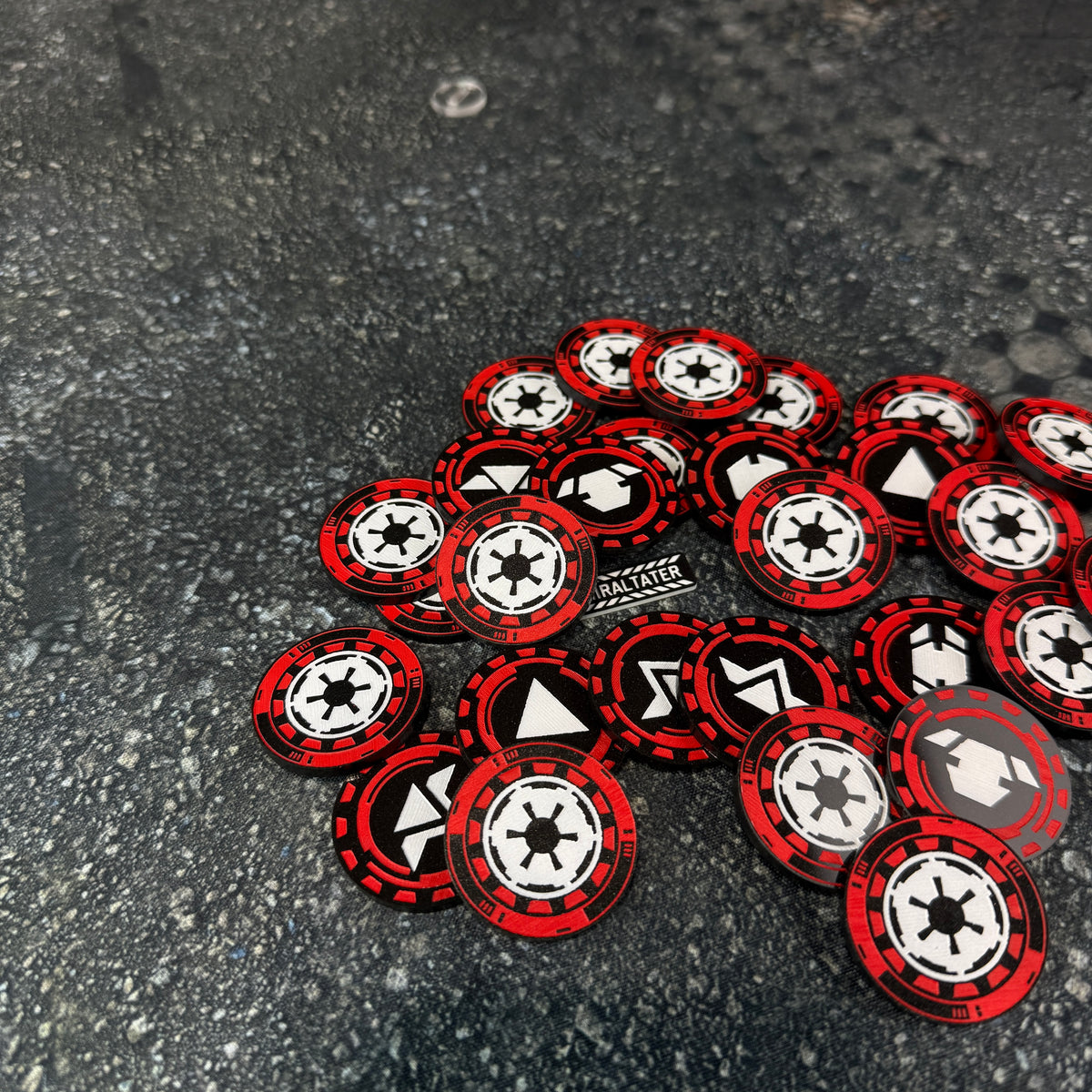 Order Tokens - set of 28 - compatible with Star Wars Legion