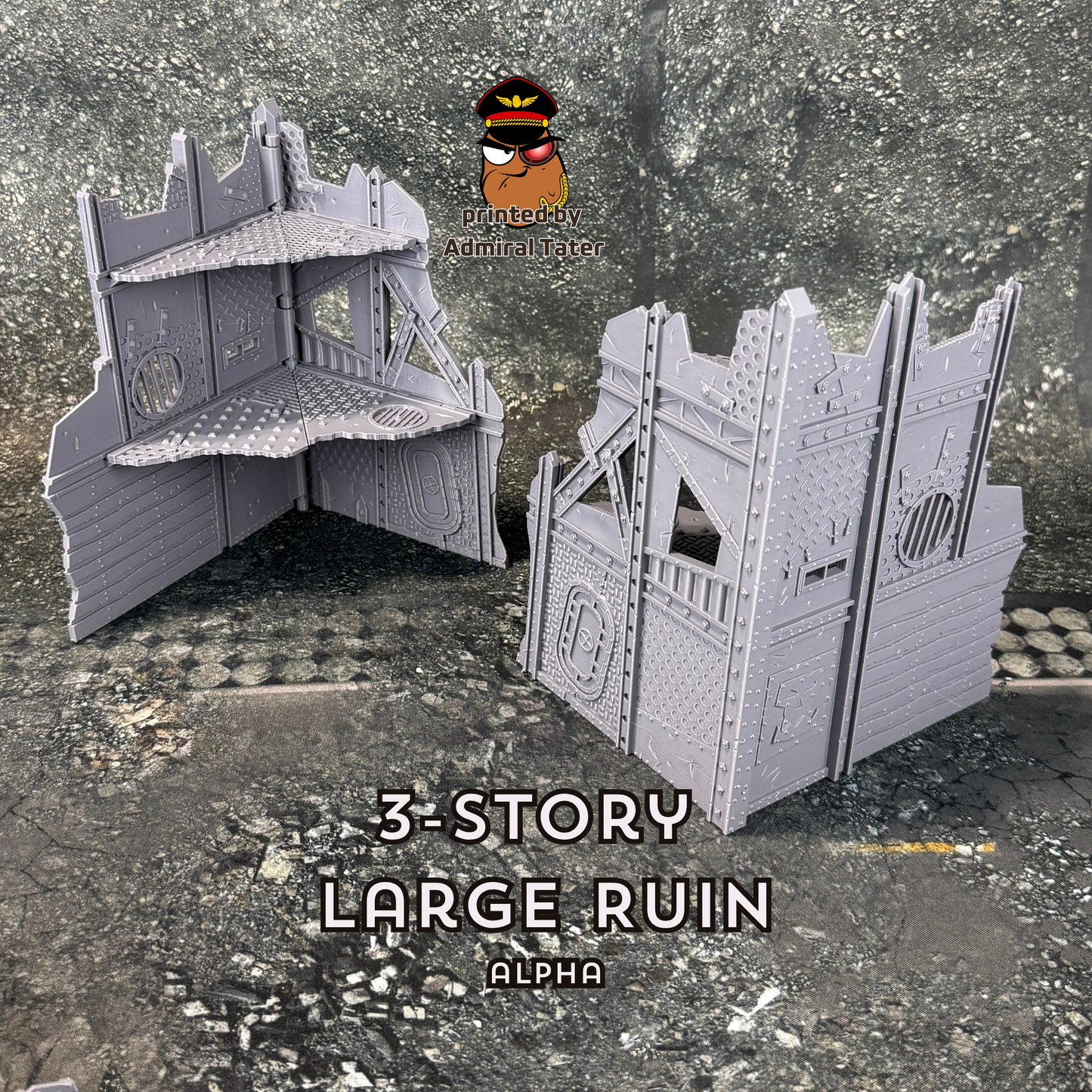 11th Edition Folding Terrain Set - Official Layout compatible- Multiple Themes available