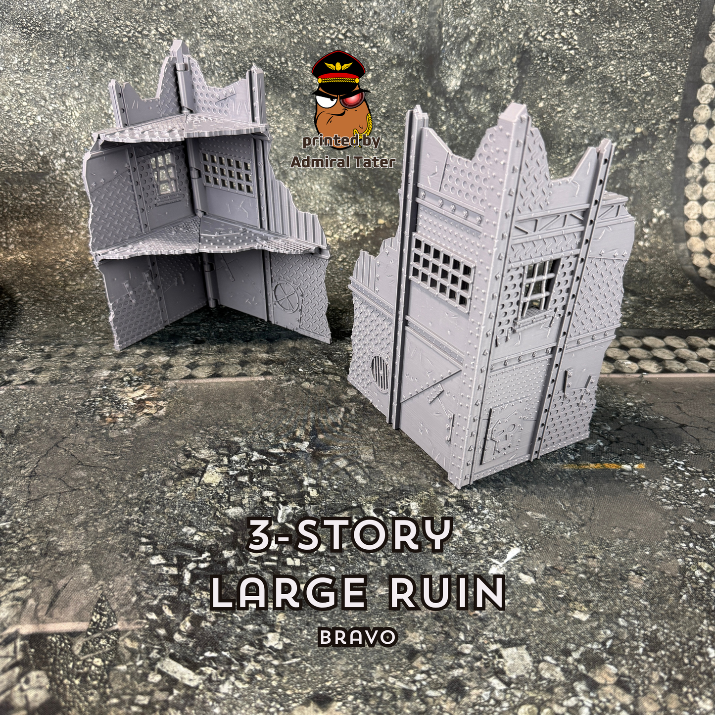 11th Edition Folding Terrain Set - Official Layout compatible- Multiple Themes available