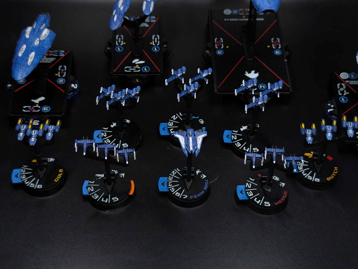 Rebel Acrylic Squadron Tokens for Base Armada and RR