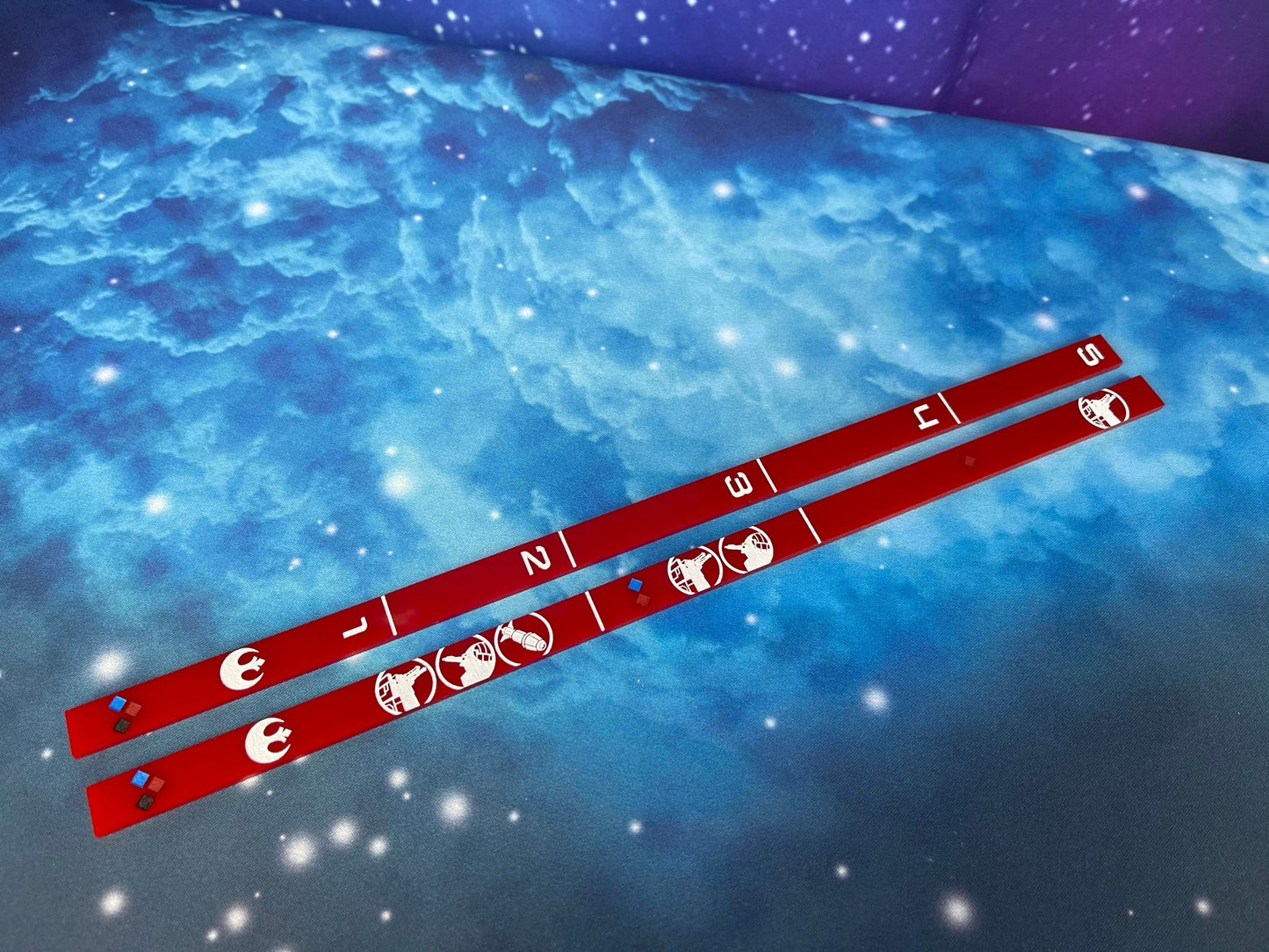 Double-sided Range Ruler or Set of (2)