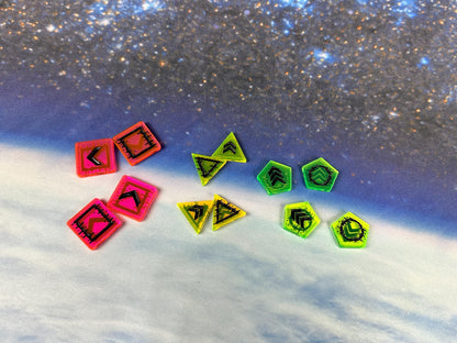 Action Tokens, double-sided - set of 39