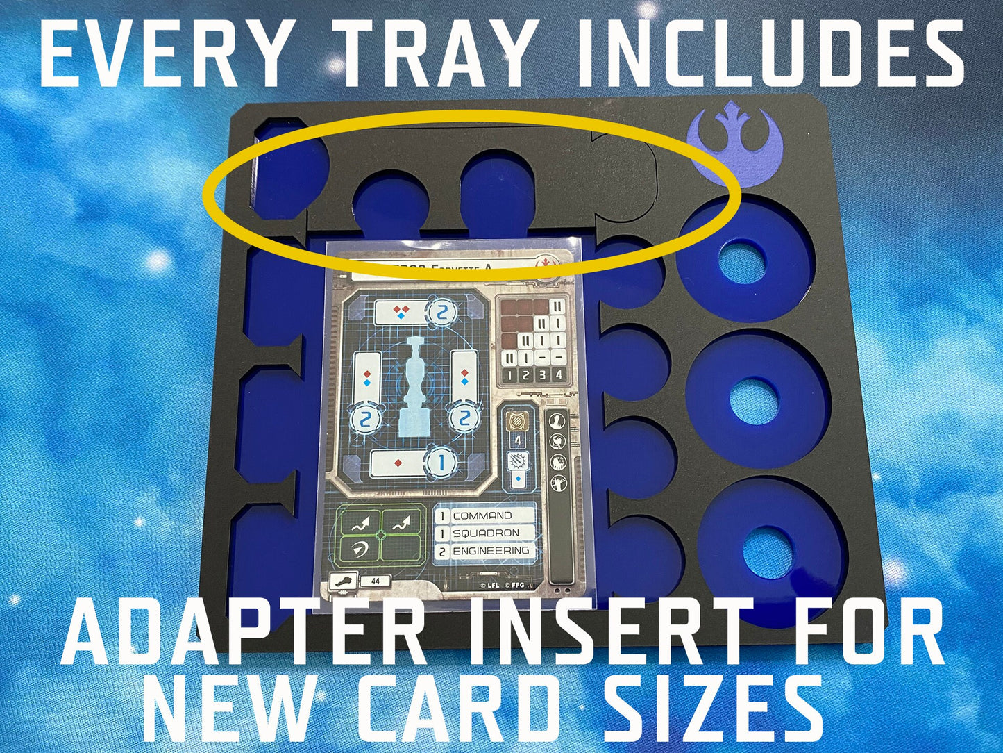Magnetic Tarot Card-sized Ship Tray